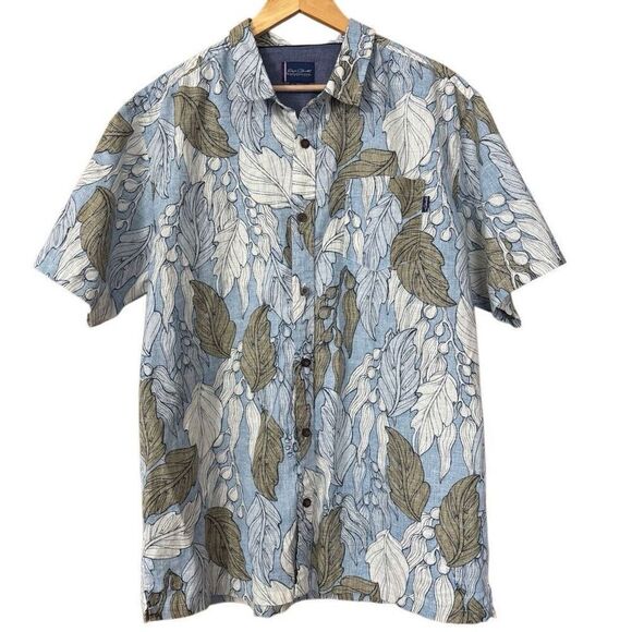 Jack O’Neill  life aquatic shirt linen blend coastal size XL - Picture 1 of 10